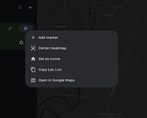 Kraken Map-Add Home Location